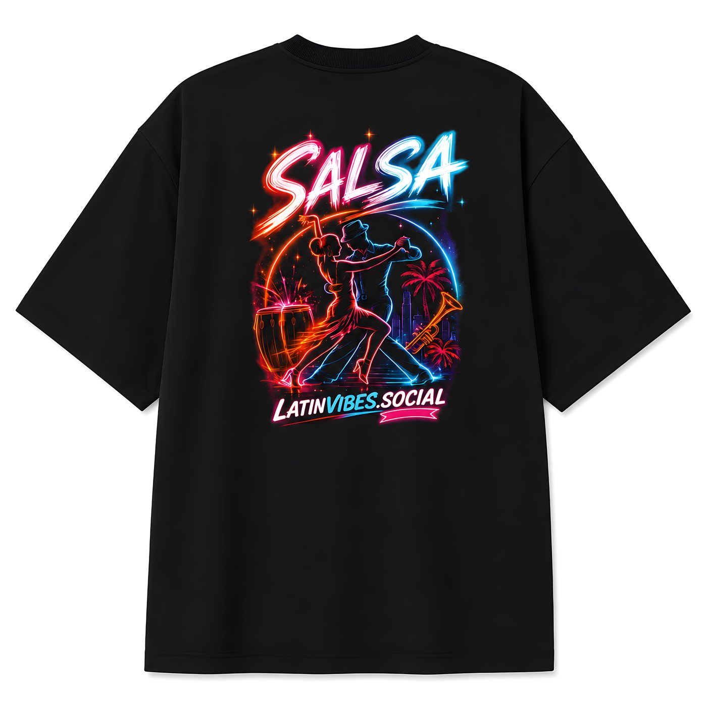Maglietta Salsa Neon Oversize